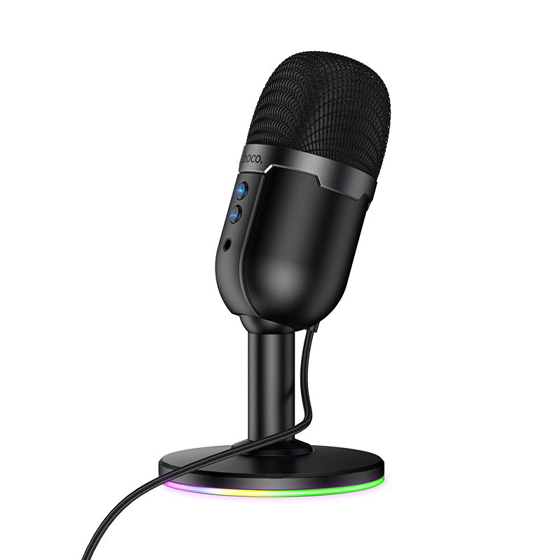 Мікрофон настільний HOCO L25 Bright (USB-A) Black