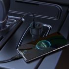 Автомобільний зарядний пристрій ACEFAST B18 200W(2USB-C+USB-A)fast car charger Black