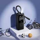 Автомобільний насос HOCO ZP18 Enlighten portable smart air pump Black
