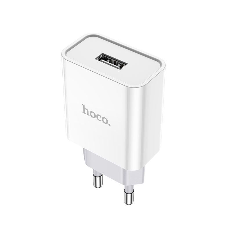 Мережевий зарядний пристрій HOCO C81A Asombroso single port charger 10.5W White