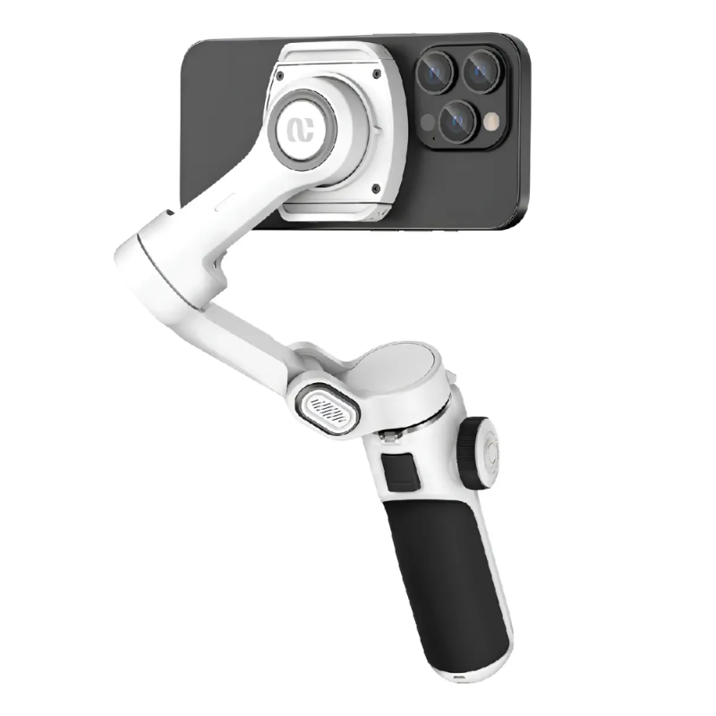 Триосьовий стабілізатор AOCHUAN Professional Gimbal Stabilizer for Smartphone SMART P2 White
