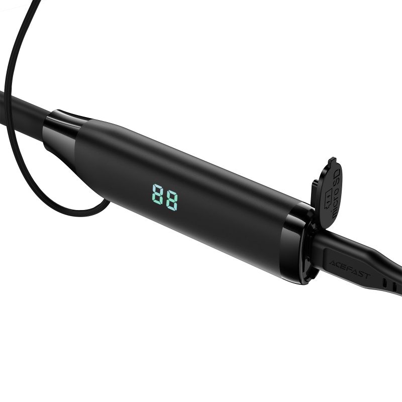 Бездротові спортивні навушники ACEFAST N7 neck hanging wireless earphones Black
