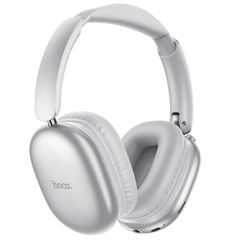 Бездротові накладні навушники HOCO W73 Graceful BT headphones(App) Silver