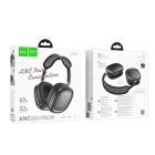 Бездротові накладні навушники HOCO W68 Calma ANC noise-canceling BT headphones(App) Metal Gray