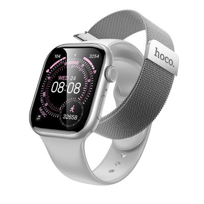 Смарт-годинник HOCO Y42 51mm. 200 mAh. IP67 Smart watch(call version) Silver