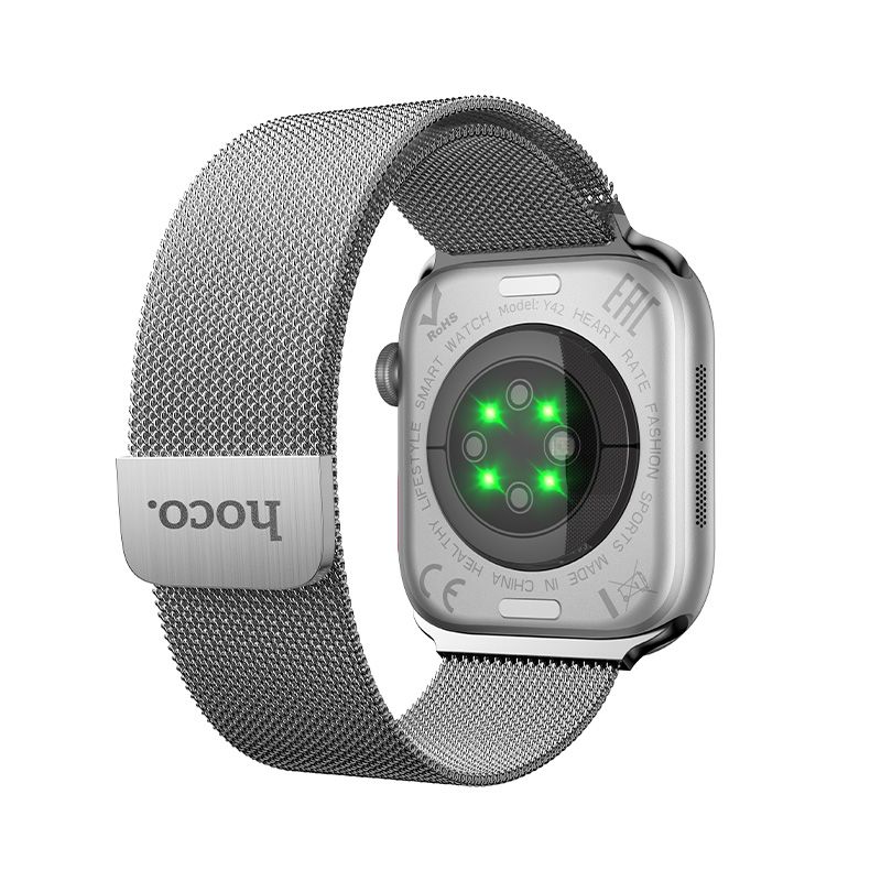 Смарт-годинник HOCO Y42 51mm. 200 mAh. IP67 Smart watch(call version) Silver