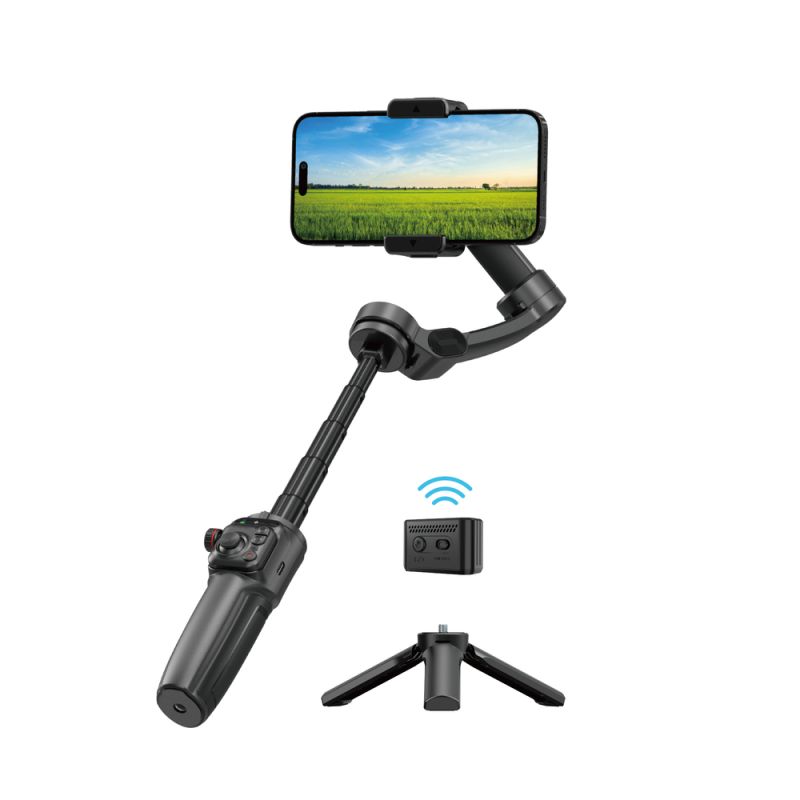 Триосьовий стабілізатор WIWU AI Smart Checking Gimbal PRO Wi-SE016 Black