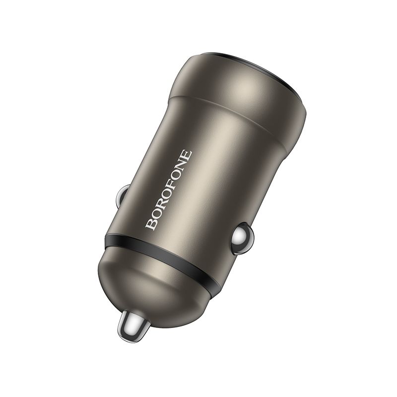 Автомобільний зарядний пристрій BOROFONE BZ32 Fresh single port PD30W car charger Black