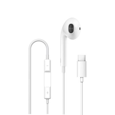 Навушники WIWU Type-C Solobuds Wired Earbuds EB307 White