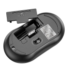 Маніпулятор миша HOCO GM21 Platinum 2.4G business wireless mouse Black Yellow