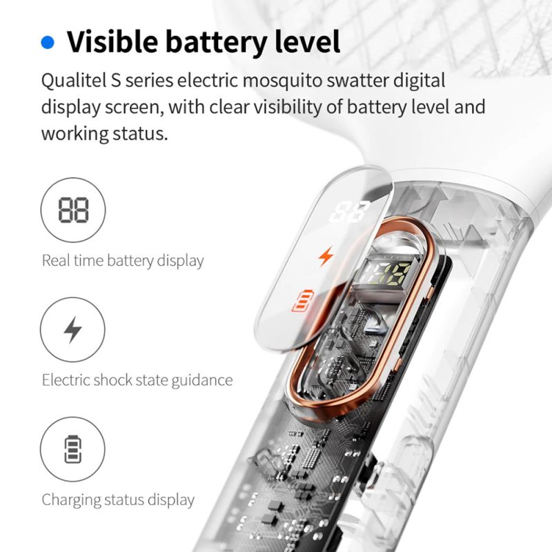 Електронна мухобійка Xiaomi Quality zero digital mosquito swatter technology version S2