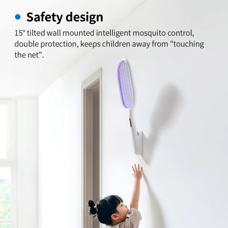 Електронна мухобійка Xiaomi Quality zero digital mosquito swatter technology version S2