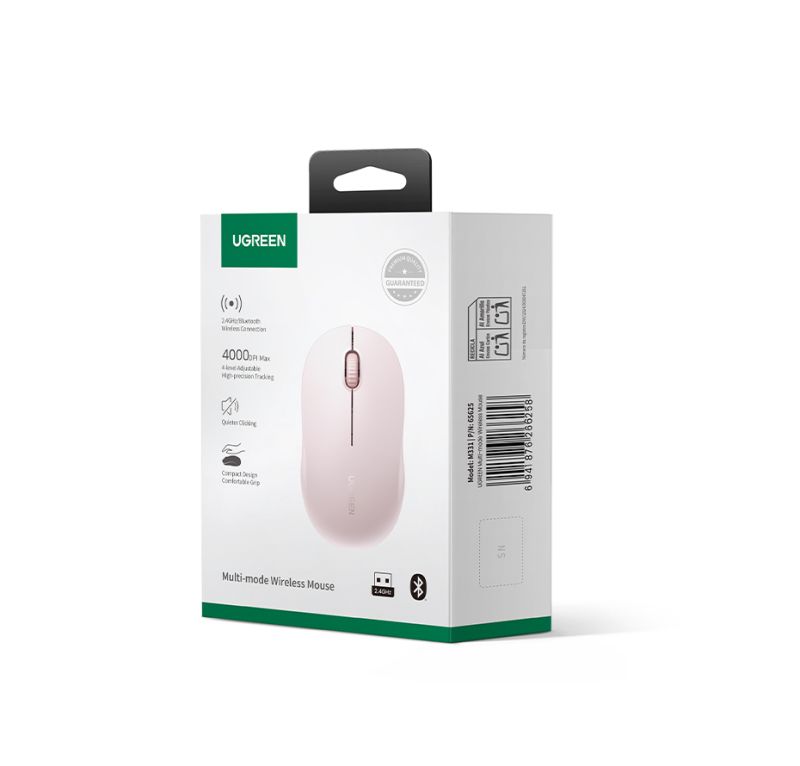 Маніпулятор миша бездротова UGREEN M331 Multi-mode Wireless Mouse Purple