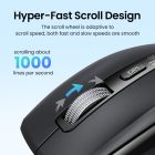 Маніпулятор миша бездротова UGREEN M751 Multi-mode Wireless Mouse Black