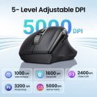 Маніпулятор миша бездротова UGREEN M751 Multi-mode Wireless Mouse Black