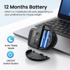 Маніпулятор миша бездротова UGREEN M751 Multi-mode Wireless Mouse Black