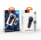 Автомобільний зарядний пристрій WUW-T103C PD 30W +QC 3.0 18W black