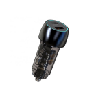 Автомобільний зарядний пристрій WUW-T103C PD 30W +QC 3.0 18W black
