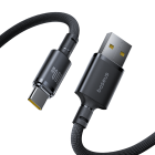 Кабель Baseus New Braided Fast Charging Cable USB-A to USB-C 100W/7.5W 1m Cosmic Black