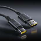 Кабель Baseus New Braided Fast Charging Cable USB-A to USB-C 100W/7.5W 1m Cosmic Black