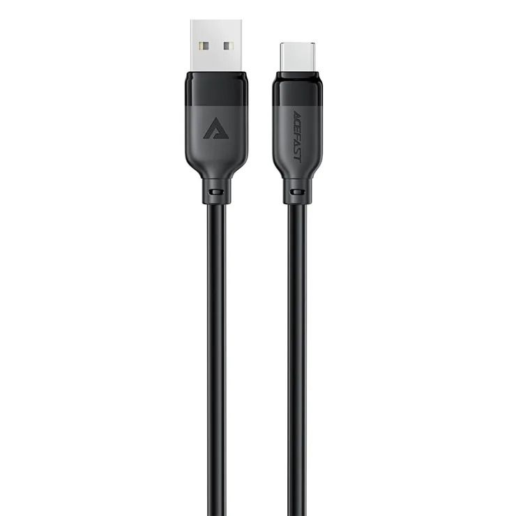 Кабель ACEFAST C16-04, USB to Type-C, 3A, 1.2m ,TPE, TPU connectors, Black