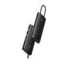 USB-хаб Baseus Lite Series 6-Port Type-C HUB Docking Station (Type-C to HDMI+USB3.0*2+Type-C Data+SD/TF) Black