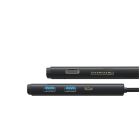 USB-хаб Baseus Lite Series 6-Port Type-C HUB Docking Station (Type-C to HDMI+USB3.0*2+Type-C Data+SD/TF) Black