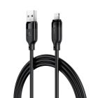 Кабель ACEFAST C16-06, USB to iP, 2.4A, 2m, TPE, TPU connectors, Black