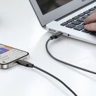 Кабель ACEFAST C16-05, USB to iP, 30W, 2m,TPU, TPU connectors, Black