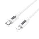Кабель BOROFONE BX114 Structure PD silicone charging data cable iP White