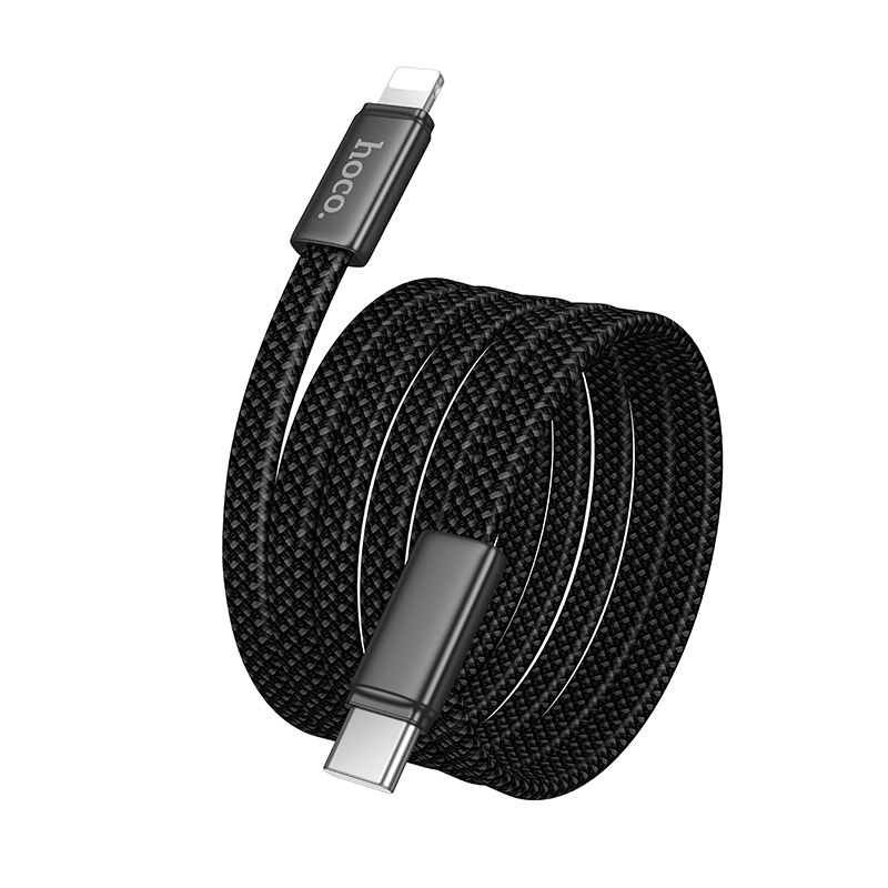 Кабель HOCO X125 Exceso PD30W charging data cable iP Black