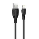 Кабель HOCO X61 Ultimate silicone charging data cable for iP Black