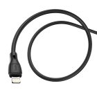 Кабель HOCO X61 Ultimate silicone charging data cable for iP Black