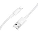Кабель BOROFONE BX117 Source charging data cable iP White