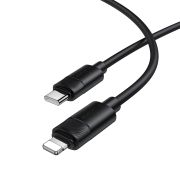 Кабель BOROFONE BX123 Leya PD30W silicone charging data cable iP Black