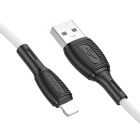 Кабель BOROFONE BX86 Advantage silicone charging data cable for iP White