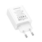 Мережевий зарядний пристрій BOROFONE BA105A Stellar three-port charger White