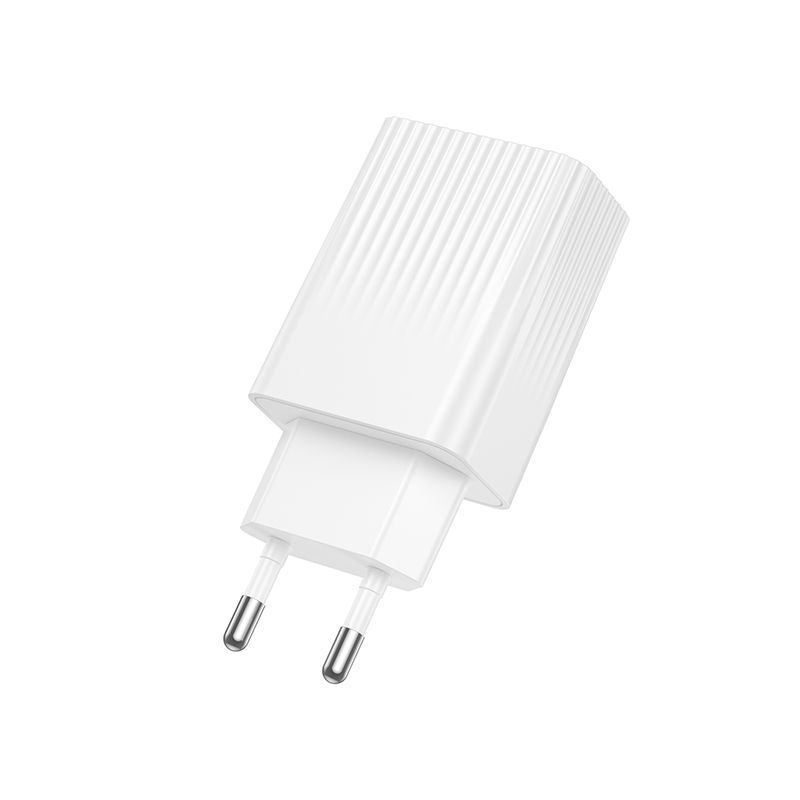 Мережевий зарядний пристрій BOROFONE BAS76A Source PD30W+QC3.0 charger White