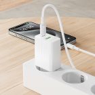 Мережевий зарядний пристрій BOROFONE BAS76A Source PD30W+QC3.0 charger White