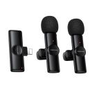 Бездротова мікрофонна система BOROFONE BFK16A Winner dual-mic (Lightning) Black