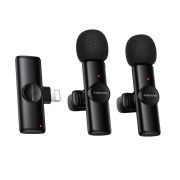Бездротова мікрофонна система BOROFONE BFK16A Winner dual-mic (Lightning) Black