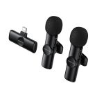 Бездротова мікрофонна система BOROFONE BFK16A Winner dual-mic (Lightning) Black