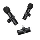 Бездротова мікрофонна система BOROFONE BFK16A Winner dual-mic (Lightning) Black
