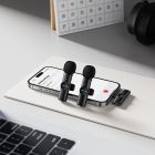 Бездротова мікрофонна система BOROFONE BFK16A Winner dual-mic (Lightning) Black