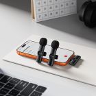 Бездротова мікрофонна система BOROFONE BFK16A Winner dual-mic (Type-C) Black