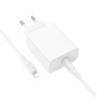 Мережевий зарядний пристрій BOROFONE BA107A Stellar single port PD30W charger set (C to iP) (EU) White
