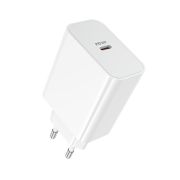 Мережевий зарядний пристрій BOROFONE BA107A Stellar single port PD30W charger (EU) White