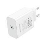 Мережевий зарядний пристрій BOROFONE BA107A Stellar single port PD30W charger (EU) White