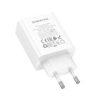 Мережевий зарядний пристрій BOROFONE BA107A Stellar single port PD30W charger (EU) White