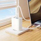 Мережевий зарядний пристрій BOROFONE BA108A Stellar PD30W+QC3.0 charger set (C to iP) (EU) White